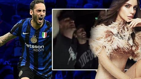 Hakan Çalhanoğlu ve Arnautovic, Şampiyonlar Ligi finalini Gülşen'in şarkısıyla kutladı!