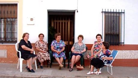 Spanish police cause uproar over photo of older women enjoying alfresco chat