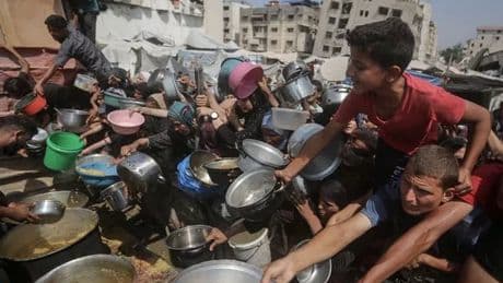 UK demands Israel stop 'unimaginable' Gaza famine as children starve to death