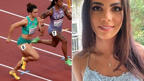Australian sprint sensation Torrie Lewis smashes 100m national record with blistering run