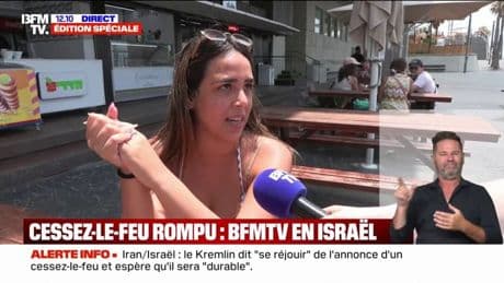 Guerre Iran-Israël: "Le cessez-le-feu ne tiendra pas le coup", témoigne cette habitante de Tel-Aviv