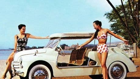 Renault 4 CV Jolly: tiempo de glamour y pieles bronceadas