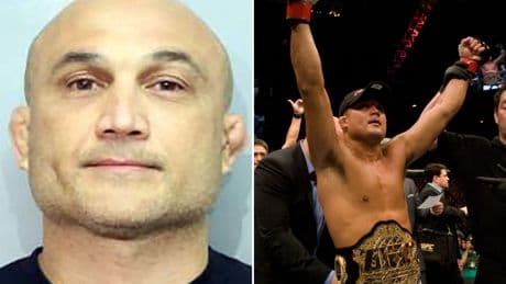 Former UFC champion BJ Penn ARRESTED and charged with abuse of family or household member as cops raid his bedroom