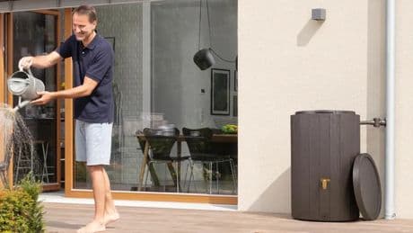 Regentonne Madera: Stilvoller Hingucker fürs nachhaltige Gärtnern