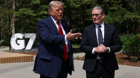 Trump talks down prospect of US sanctions on Russia despite G7 push