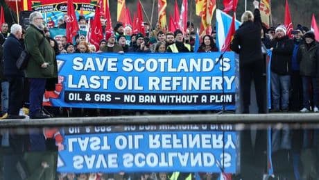 Unite blasts MPs and MSPs for 'political point scoring' over Grangemouth since Scunthorpe takeover