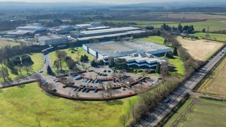 Vast ‘headquarters-style’ base near Scottish airport brought to market