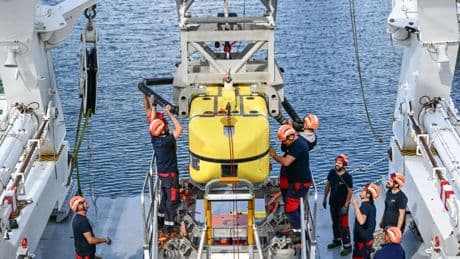 Déchets radioactifs: une mission scientifique part cartographier les fûts immergés de l’Atlantique
