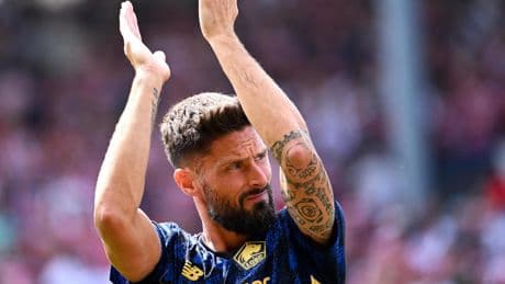 Ligue 1 : «Très content» de son retour en France, Giroud savoure un «moment spécial» après son premier but avec Lille