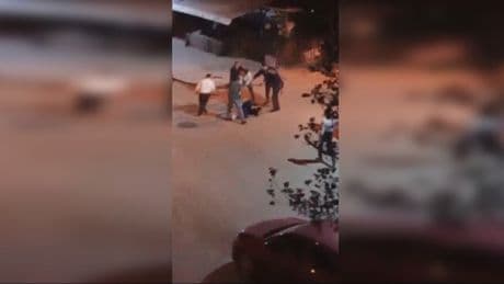Ankara'da sokak ortasında öldüresiye darp: O anlar kamerada