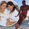 Ripped David Beckham slips into red Speedos after son Cruz shared his liking for the swimwear - as Victoria shares holiday photos from £16M yacht