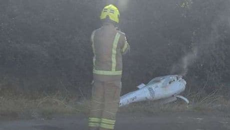 ‘Home Office’ drone worth £450,000 crash lands on Kent motorway