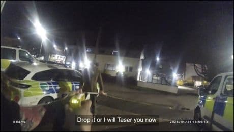 Man who attacked police with Molotov cocktails and a hatchet is jailed