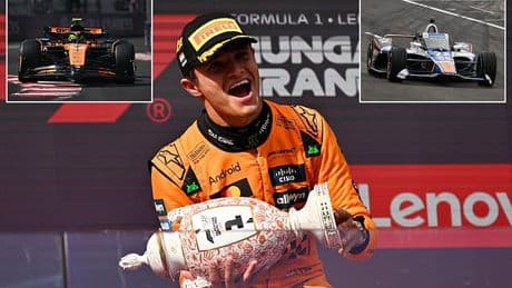 Think you're the next Lando Norris? McLaren set to auction off their own FUTURE F1 car and two others with classic car auctioneers RM Sotheby's