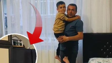 5 yaşındaki çocuğun odasına girip yuva yaptı... Küçük Hamza artık başka odada uyuyor