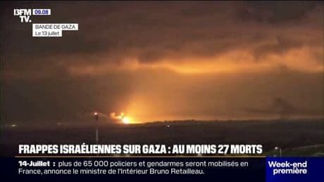 Guerre à Gaza: des frappes israéliennes font au moins 27 morts, dont des enfants