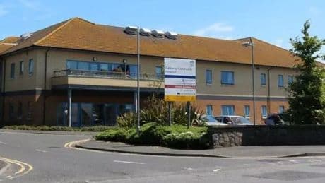 Teenager dies outside Scots hospital as cops lock down scene