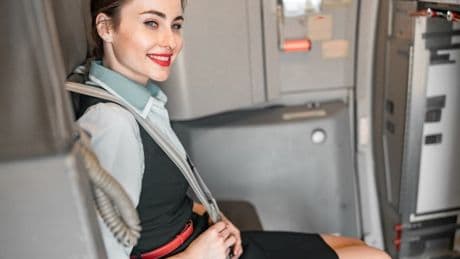 The surprising reason cabin crew seatbelts are different from yours