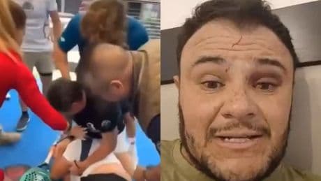 Detenido el empresario que agredió a su rival en un partido de pádel: "Me estaba intentando sacar los ojos"