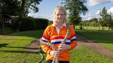 Touwtrekster Laura Stalenhoef: ’Mannen zijn altijd eerlijk en recht voor z’n raap, daarom is mixtrekken leuker’