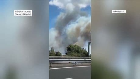300 pompiers mobilisés, des Canadair en renfort... Un incendie parcourt au moins 100 hectares à Sigean dans l'Aude