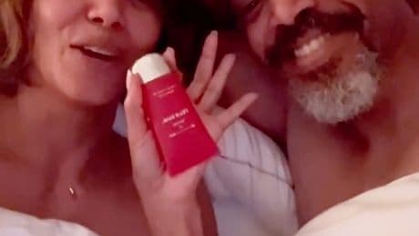 Halle Berry lies naked in bed with boyfriend Van Hunt on Mother’s Day