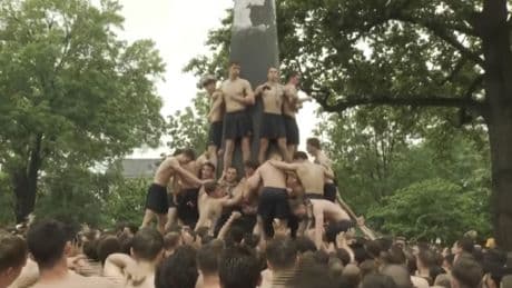WATCH: U.S. Naval Academy plebe class completes long standing tradition