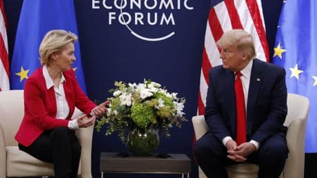 EU-voorzitter Von der Leyen en Trump praten zondag in Schotland over handel