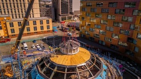 New cupola for landmark city building on banks of Clyde