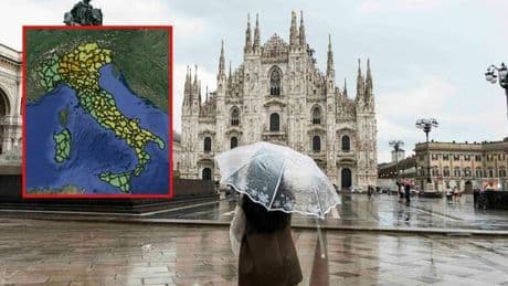 Allerta meteo domani, martedì 8 luglio, in 14 regioni per violenti temporali ed eventi estremi. Ecco dove e quando