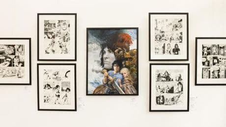 Grzegorz Rosinski, dessinateur de la série « Thorgal », exposé dans la Galerie Daniel Maghen