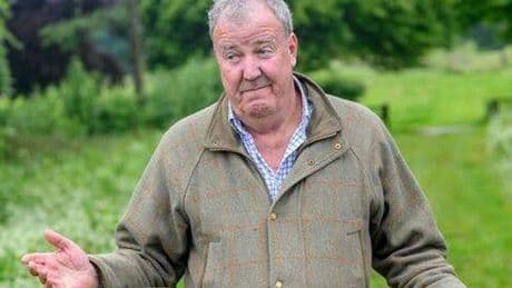 Jeremy Clarkson enjoys pint of Britpop beer as he attends rival's festival