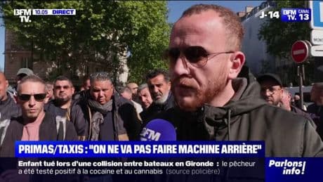 "Si vous pensez qu'on va céder, ce ne sera pas le cas": les taxis attaquent leur cinquième journée de mobilisation
