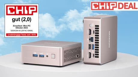 Kleines Format, große Leistung, Schnäppchen-Preis: Geekom A5 mit 16 GB RAM für nur 339 Euro