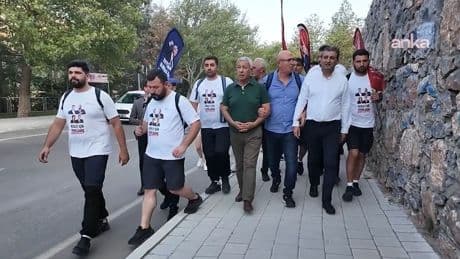 CHP'li gençlerin Adana’dan Silivri’ye başlattığı yürüyüş 6. gününde
