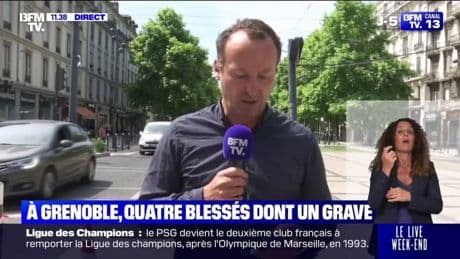 PSG sacré: un véhicule percute quatre membres d’une famille à Grenoble et fait un blessé grave