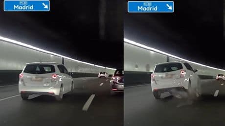 El susto de muerte de un conductor en un túnel de la M-30 de Madrid con lo que encuentra en medio del asfalto: “El nuevo Mario Kart”