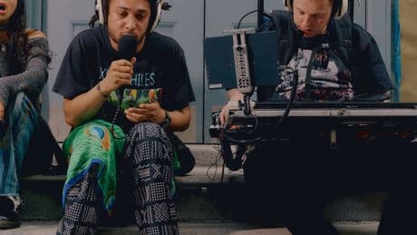 AriAtHome Walks the Streets, Making Beats (and New Friends)