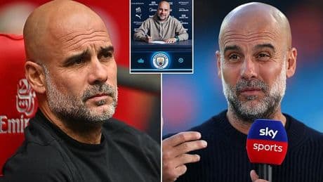 Pep Guardiola provides update on his future amid speculation he could leave Man City before his contract ends in 2027