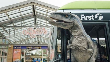 Dinosaurs return this summer at M&D's Scotland's Theme Park