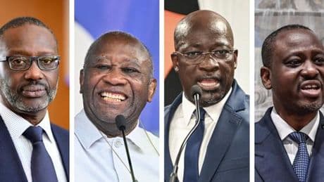 Election présidentielle en Côte d’Ivoire : quatre leaders de l’opposition définitivement exclus de la course