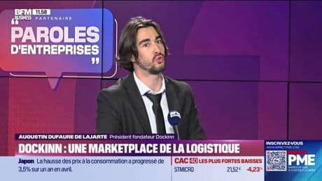 Augustin Dufaure de Lajarte (Dockinn) : Dockinn, une marketplace de la logistique - 34/05