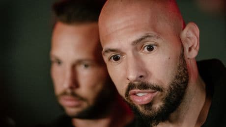 Tate brothers face rape and trafficking charges in U.K.