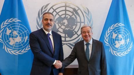 Bakan Fidan, BM Genel Sekreteri Guterres ile görüştü