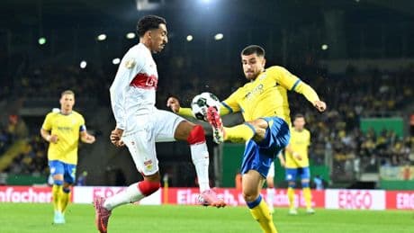 DFB-Pokal: Braunschweig zwingt VfB Stuttgart bis ins Elfmeterschießen