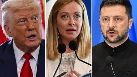 Meloni a Washington per il vertice con Trump e Zelensky. Attacco russo contro Kharkiv, morto un bambino