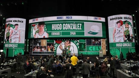 El español Hugo González, elegido en la primera ronda del draft de la NBA