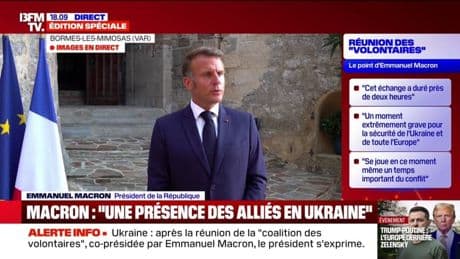 Guerre en Ukraine: "Je ne pense pas que le président Poutine veuille la paix", déclare Emmanuel Macron