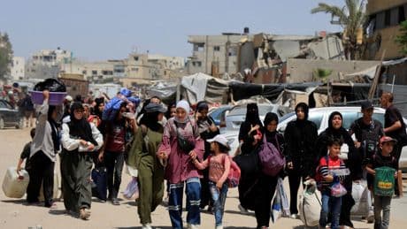 «Il n’y a pas d’endroit sûr à Gaza»: sous les bombardements israéliens, la population forcée de se déplacer