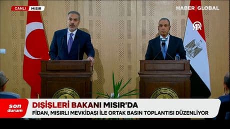 Bakan Fidan Mısır'da! "Sisi ile uzun görüşme yaptım"